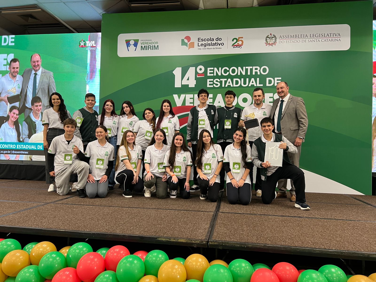 Câmara Mirim participa de Encontro Estadual promovido pela Alesc